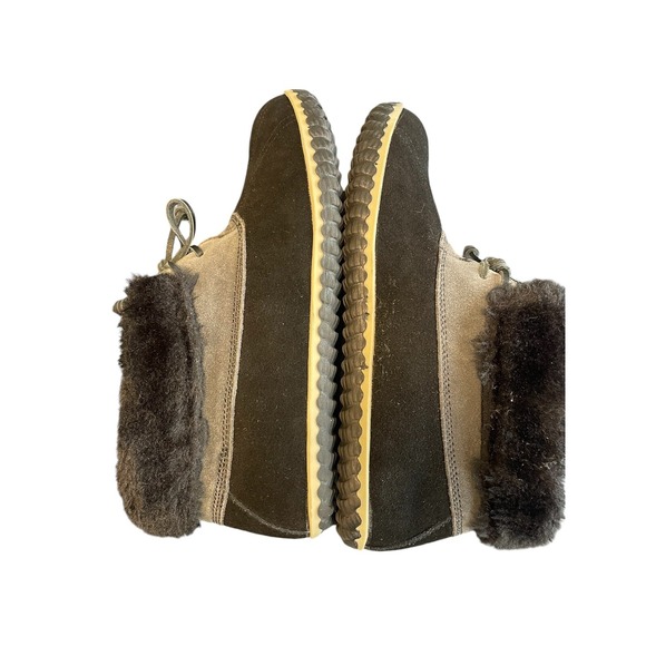 Sperry Top Sider Women's Elayna Duck Pile black suede Lined Boots Sz 10M Winter - Picture 5 of 10